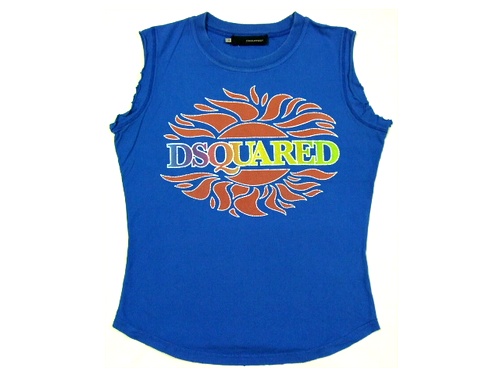 DSQUARED2 SUN ヴィンテージ加工Tシャツ タンクトップ Vintage processing T-shirt tank top ディースクエアード 025937【中古】