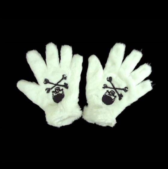 【新品】難有 [SALE] Wink Wink クロスボーンドクロアニマル手袋、グローブ 右手 (ウインク ウインク) 051574